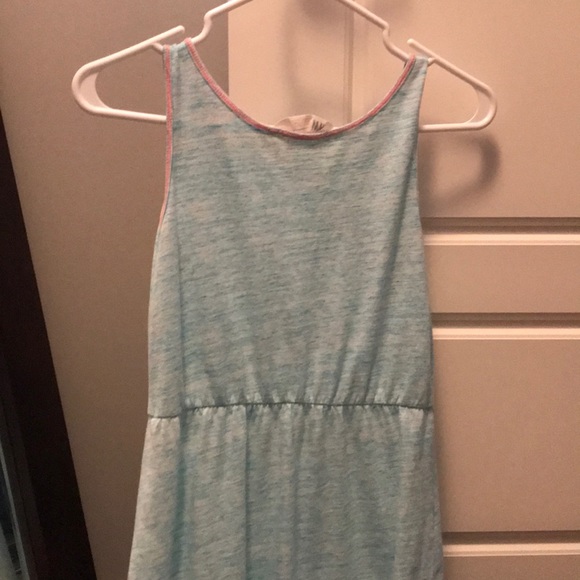 Blue short to long dress - Picture 2 of 2